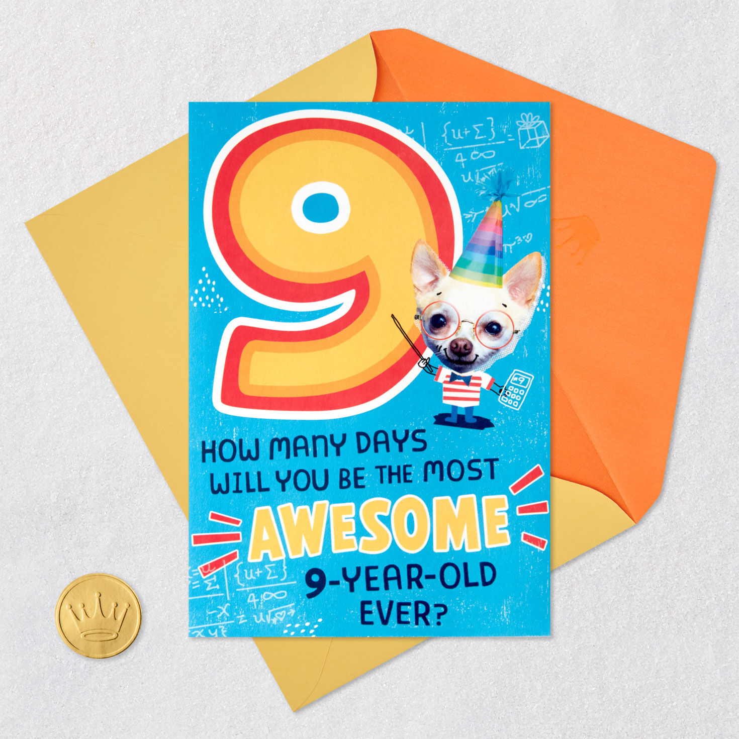 The Most Awesome 9th Birthday Card for only USD 5.99 | Hallmark