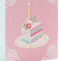 9.6" Elegant Cake Slice Medium Birthday Gift Bag, , large image number 5