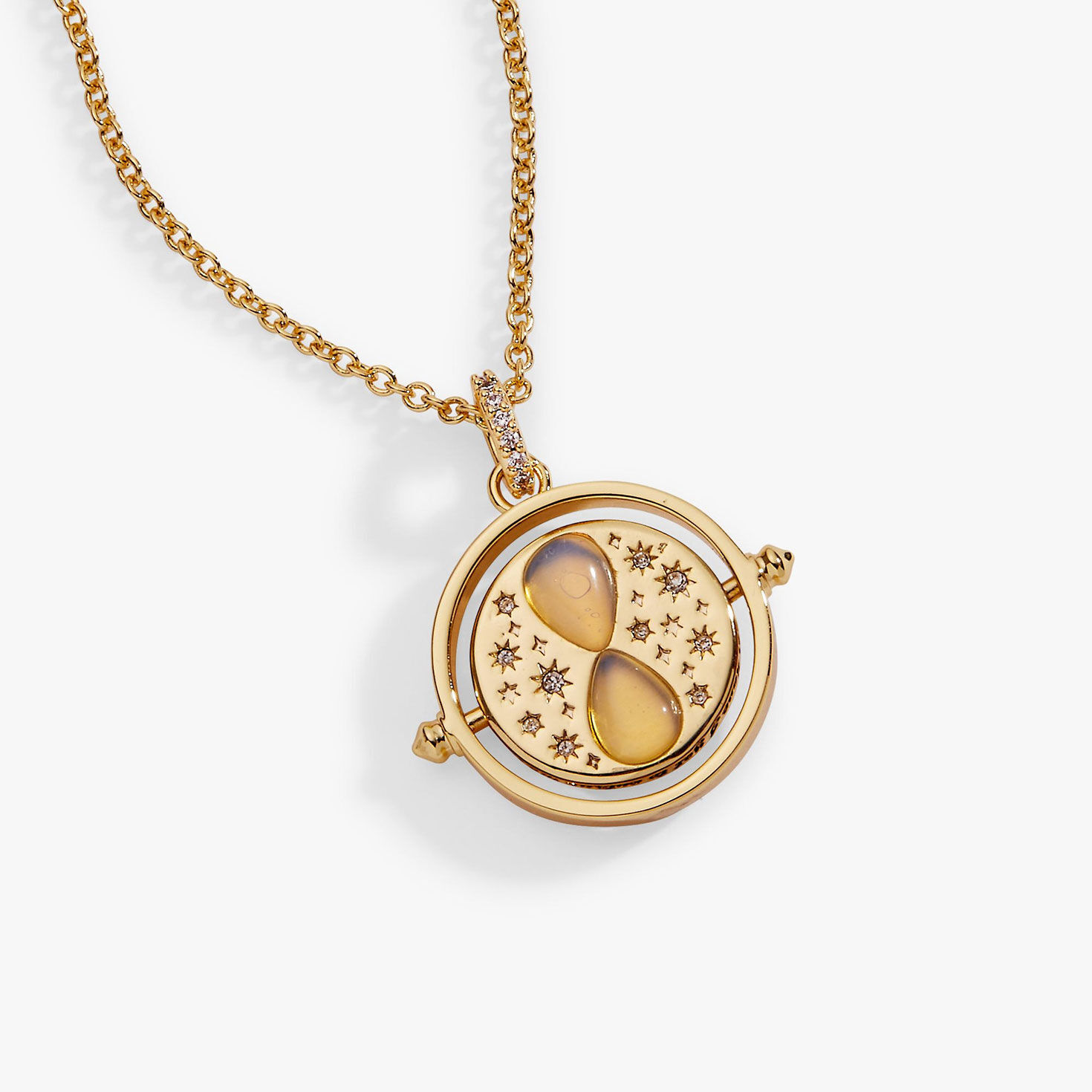 Alex And Ani Harry Potter&trade; Time Turner Pendant Necklace upclose detail image number 3