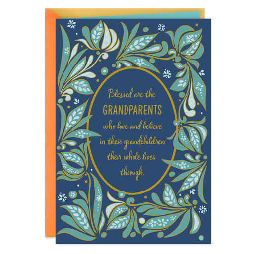Blessed By Your Love Grandparents Day Card, 
