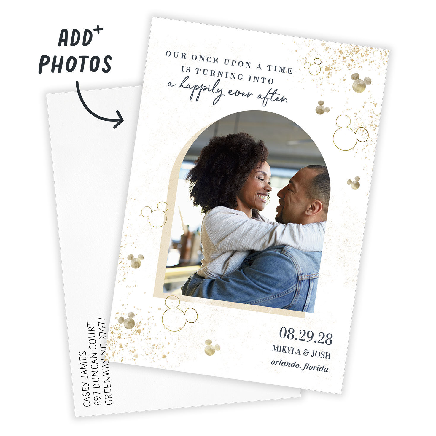 Disney Happily Ever After Save the Date, , large image number 2