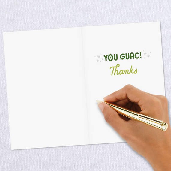 On a Scale of One to Guacamole Thank-You Card, , large image number 6
