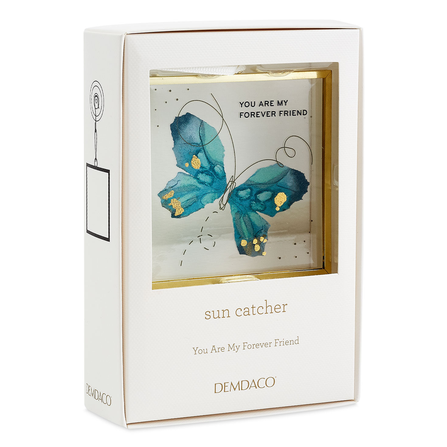 Forever Friend Teal Butterfly Suncatcher  image number 2