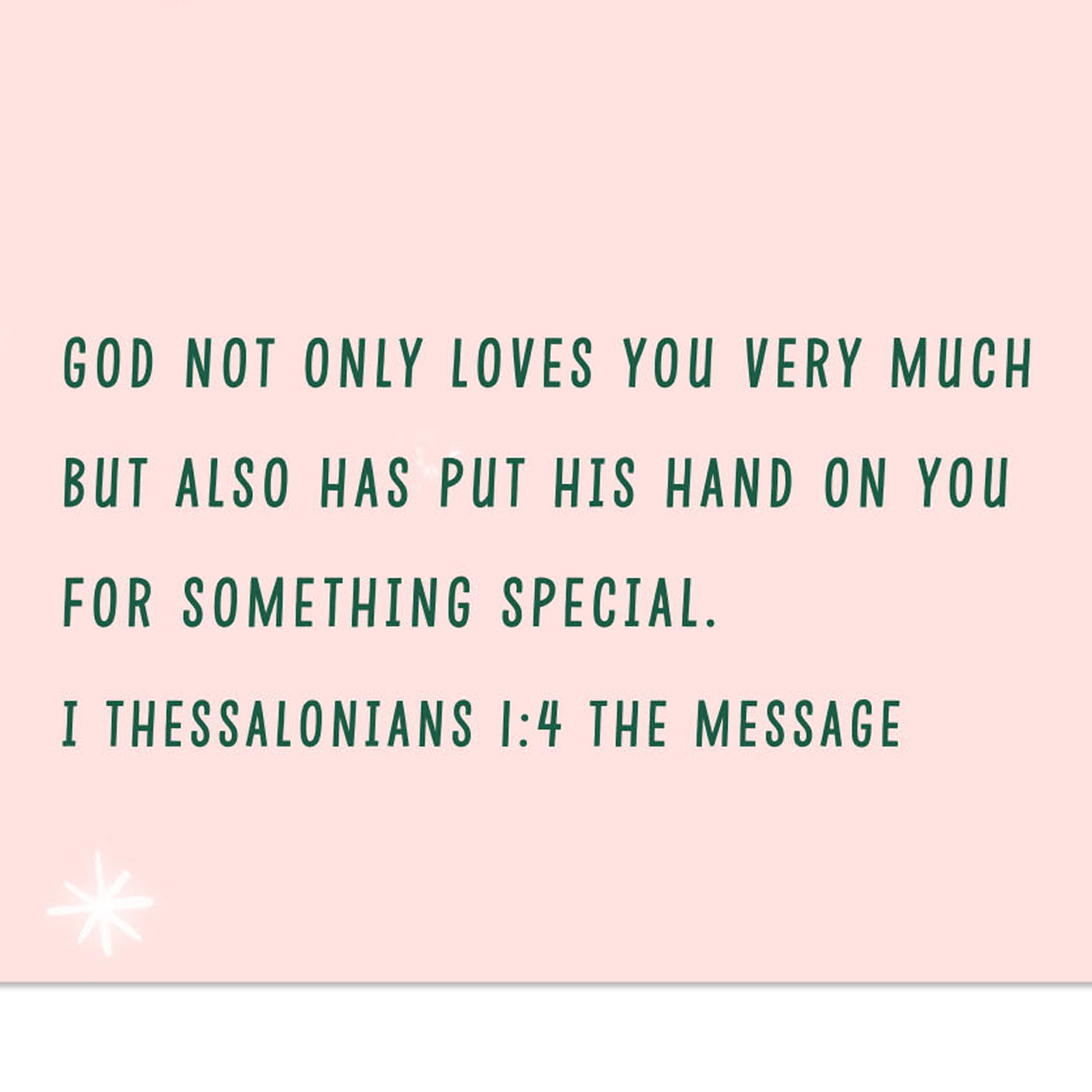 Pink Wreath Goddaughter Religious Christmas Card Scripture image number 3