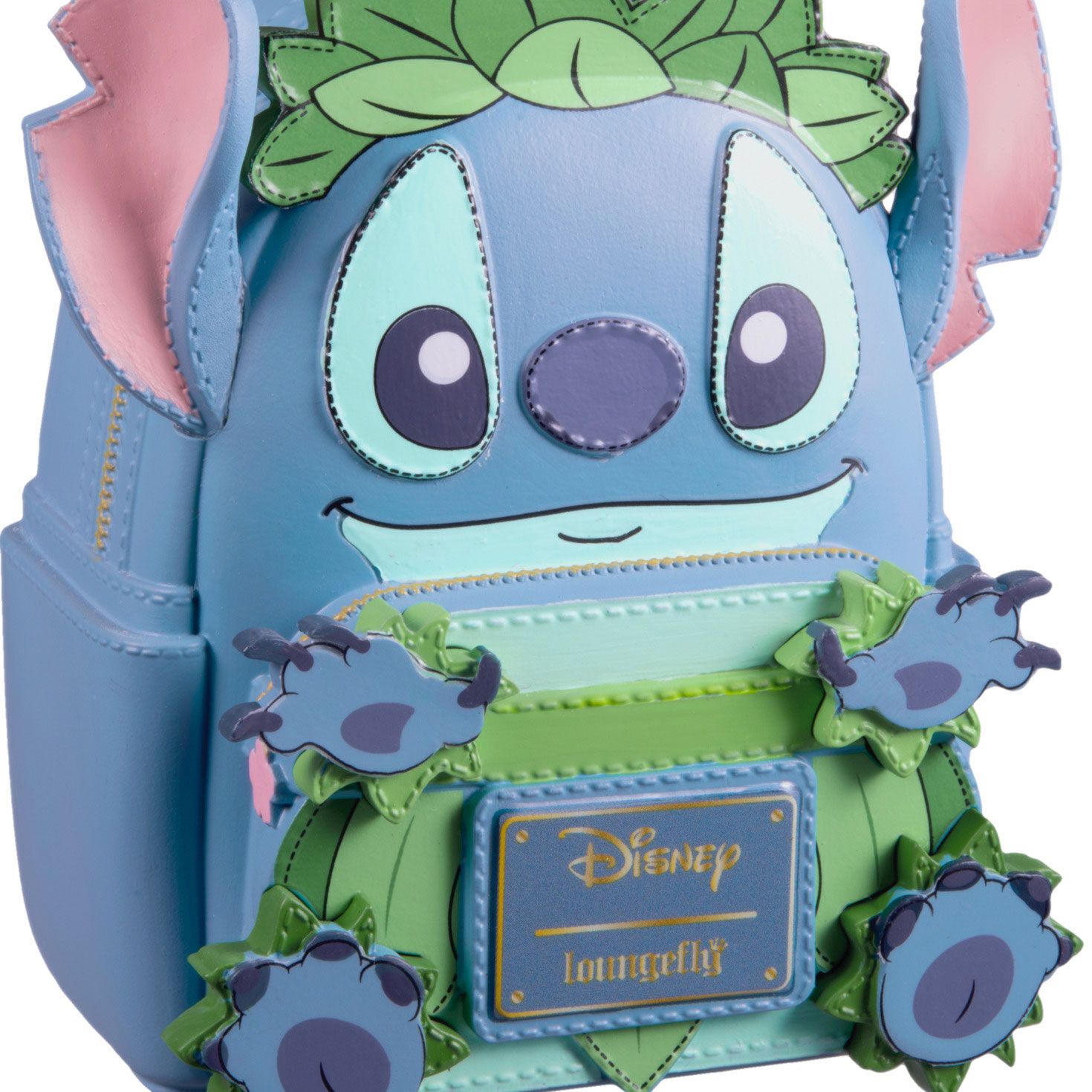 Stitch Loungefly Backpack Christmas Ornament closeup view image number 5