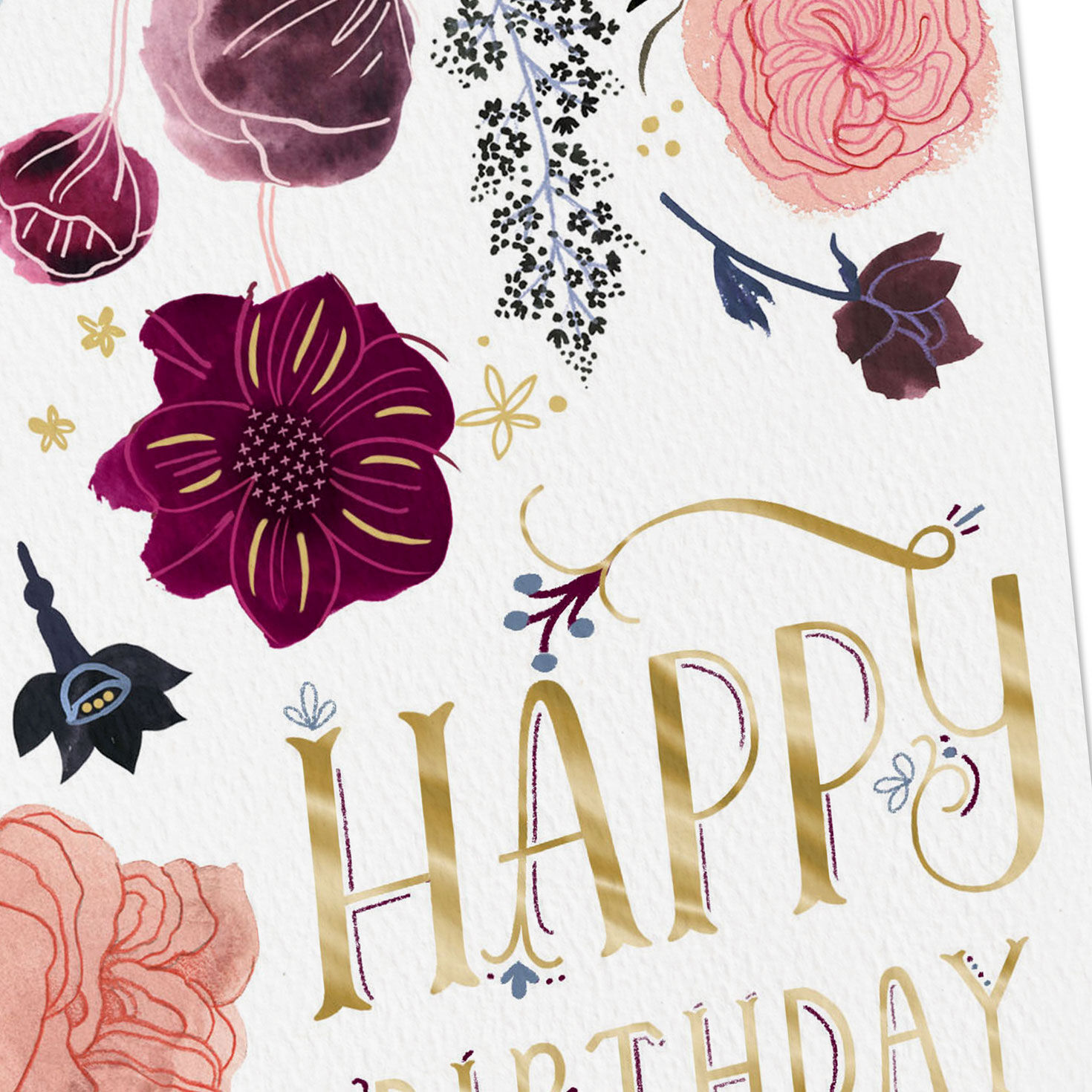 Happy Year Ahead Floral Birthday Card for only USD 3.99 | Hallmark