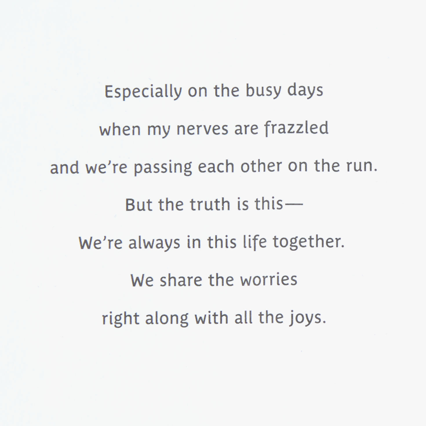 Red and Black Heart Husband Valentines Day Card Sentiment image number 2