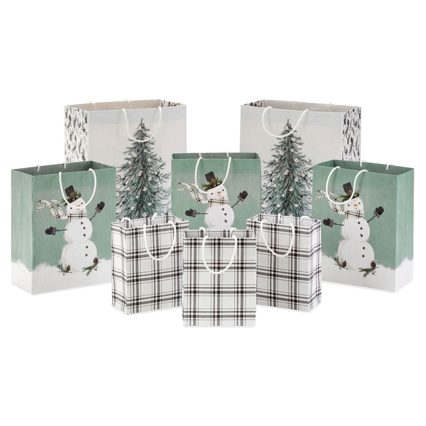 Through the Woods 8-Pack Assorted Holiday Gift Bag Bundle