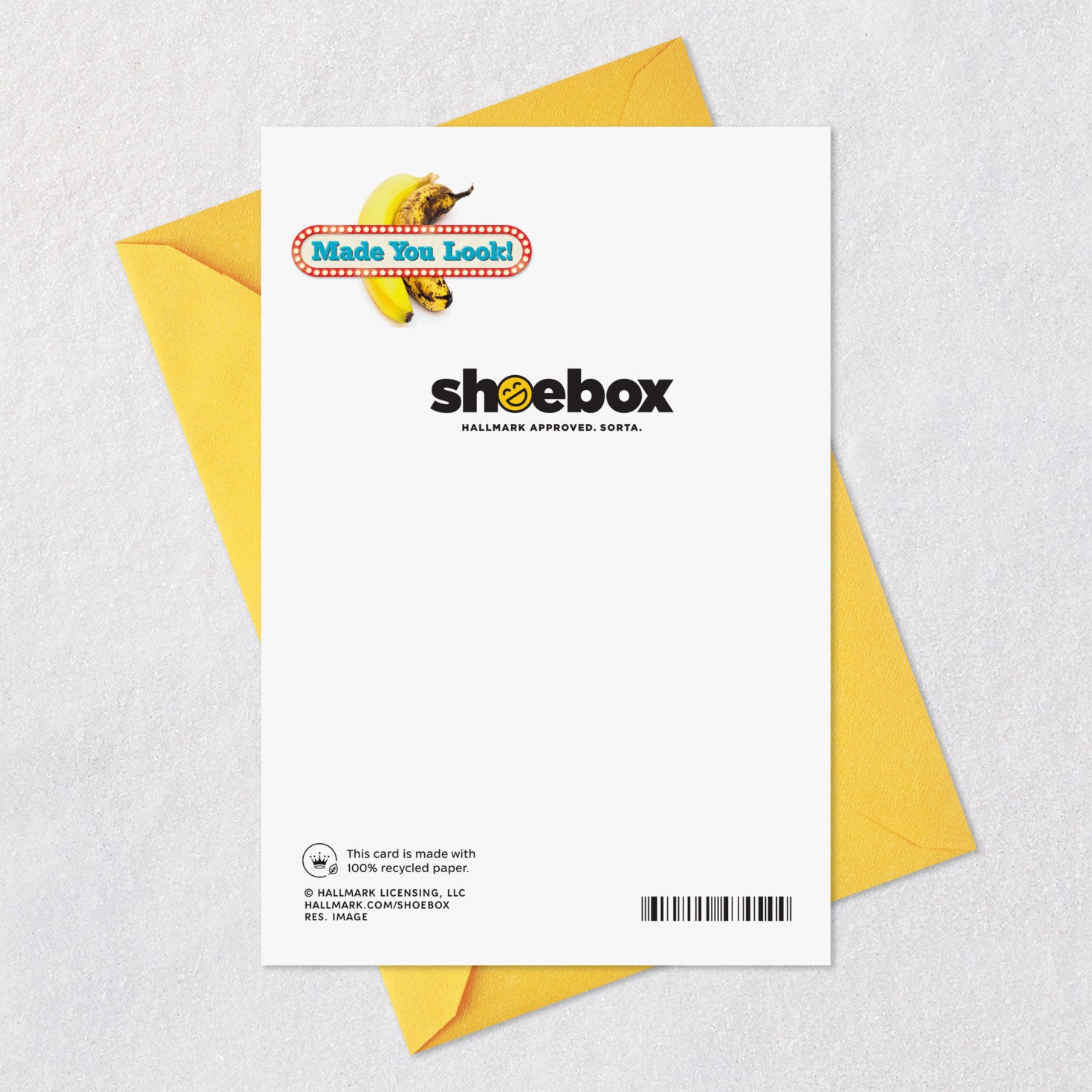 Ripe and Overripe Bananas Funny Birthday Card Card Back with Envelope image number 7