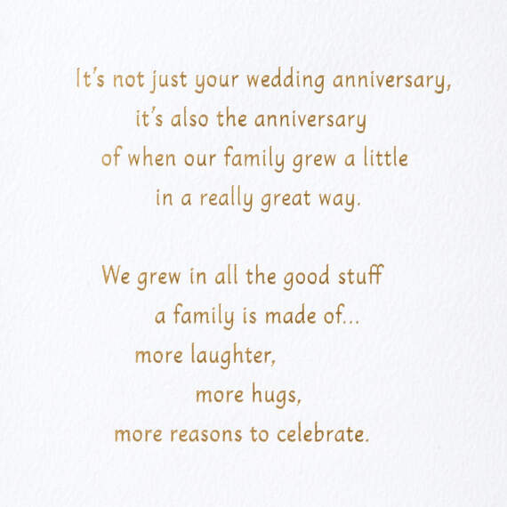 So Much Happiness Anniversary Card for Daughter and Spouse, , large image number 2