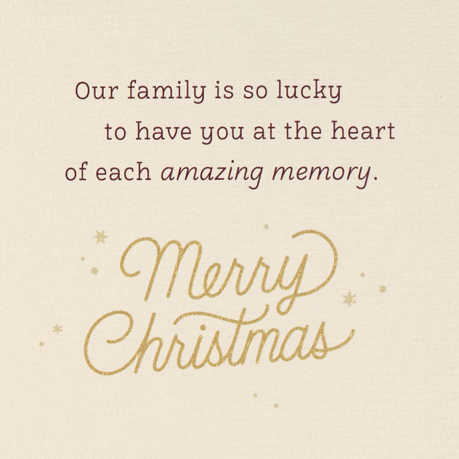 Holiday Icons With Tag Mom Christmas Card Sentiment image number 3