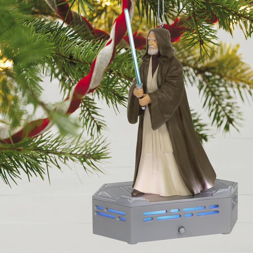 Star Wars: A New Hope™ Collection Obi-Wan Kenobi™ Ornament With Light and Sound, 