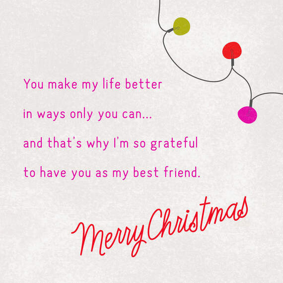 Best Friends Make Holidays Brighter Christmas Card, , large image number 2