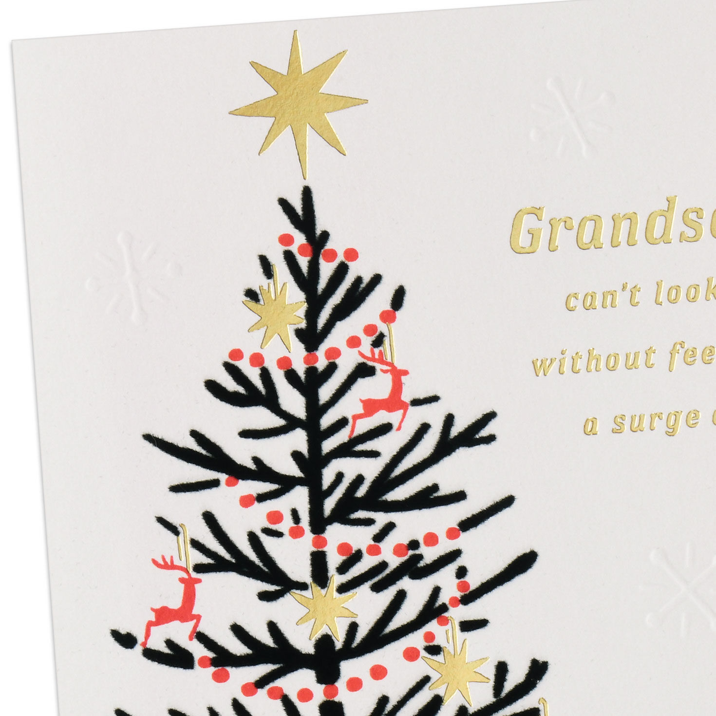 Thinking of You With Love and Pride Christmas Card for Grandson, , large image number 4