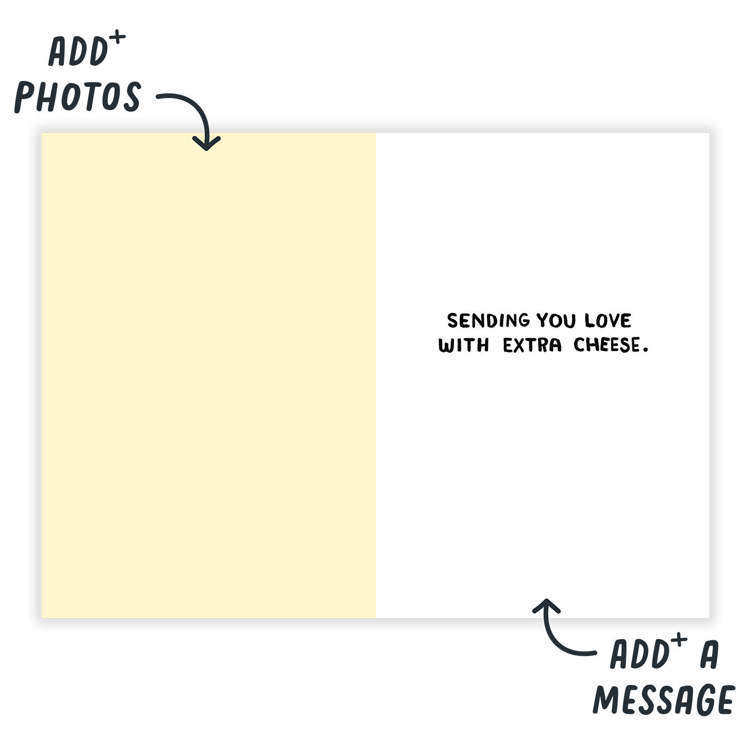 Old People Photo Pizza Personalized Birthday Card  image number 3