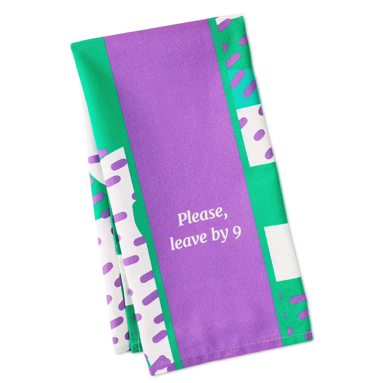 Drinks on Me Leave by 9 Funny Dish Towel, , large image number 1