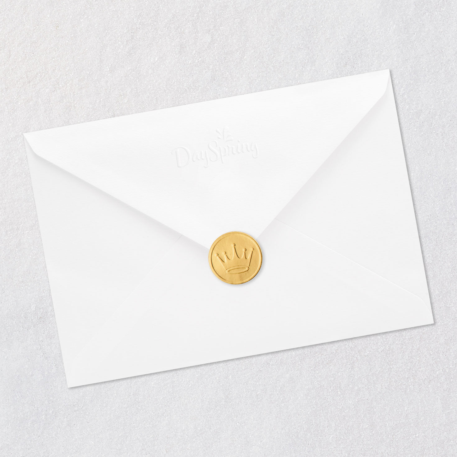 Teddy Bear on Blue Christian Baptism Card for Grandson Envelope Back with Seal image number 8