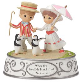 Precious Moments® Mary Poppins and Penguins Musical Figurine, Precious Moments® Mary Poppins and Penguins Musical Figurine, , large