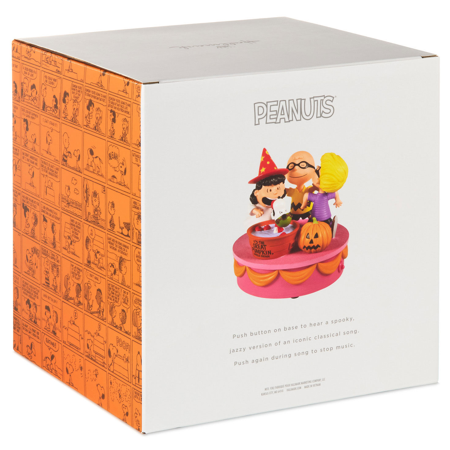 Peanuts Great Pumpkin Bobbing for Apples Figurine package back image number 6
