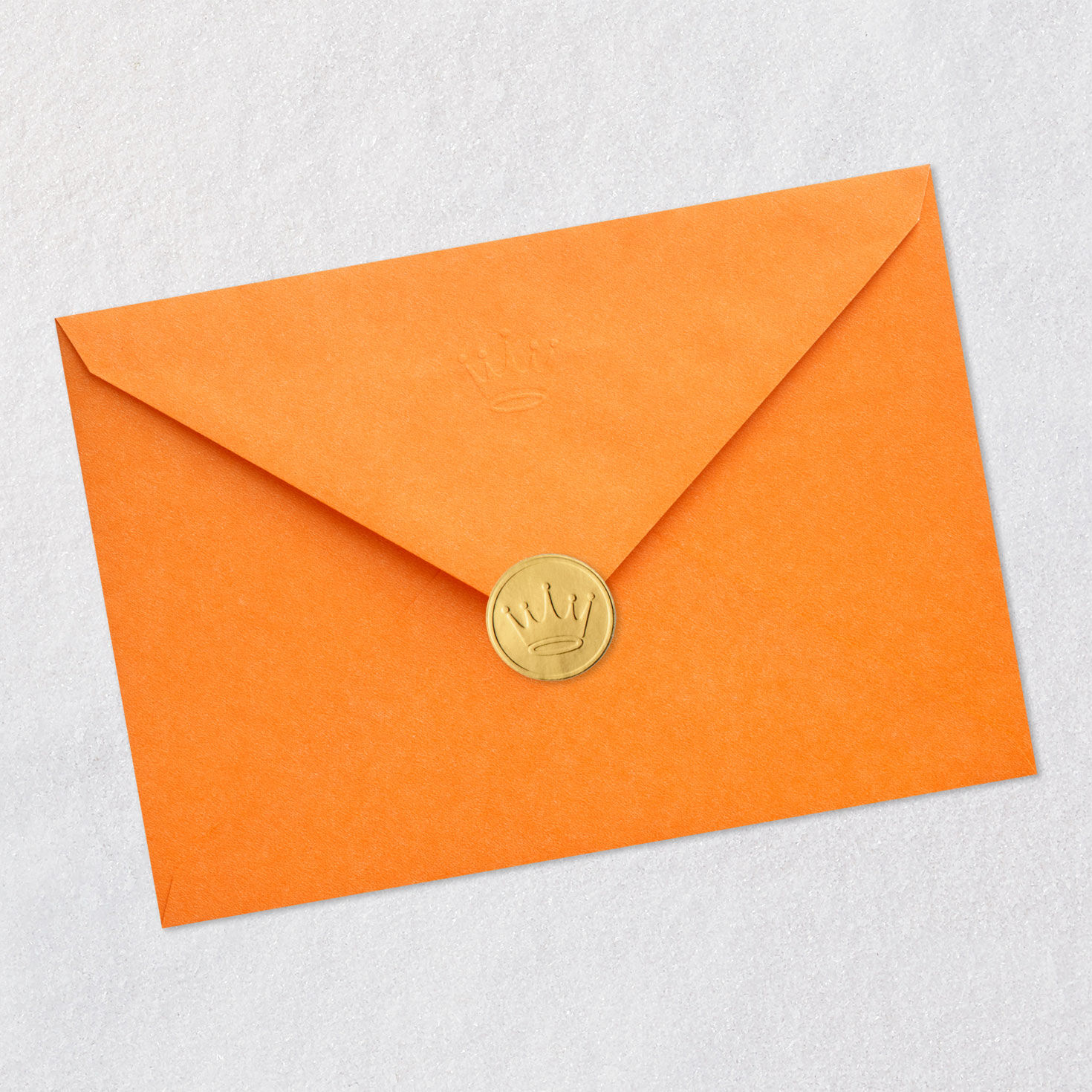 Mod Colorful Lettering Blank Birthday Card Envelope Back with Seal image number 6