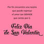 Peanuts® Snoopy Jumbo Spanish-Language Valentine's Day Card, 19.25", , large image number 2
