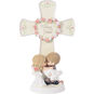 Wedding Couple in Front of Cross Figurine  image number 1