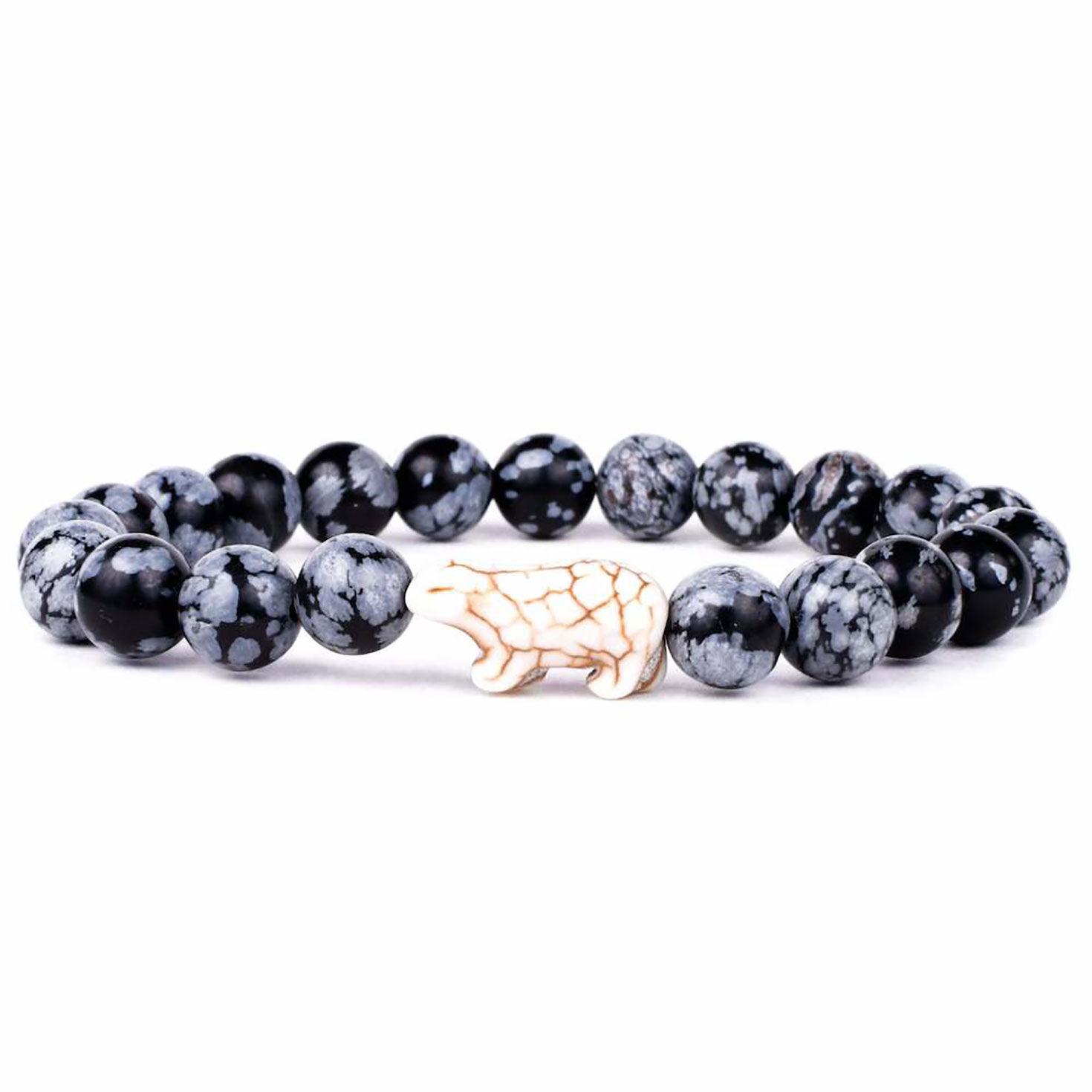 Fahlo Papillae Stone Polar Bear Venture Bracelet