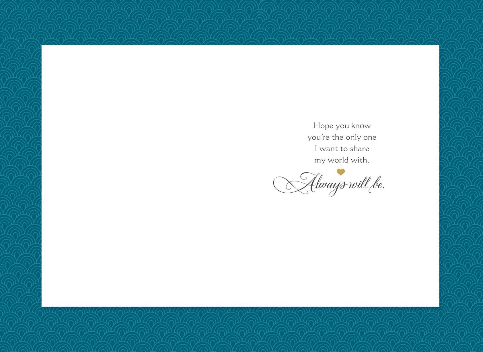 The Little Mermaid Ariel and Prince Eric Anniversary Card
