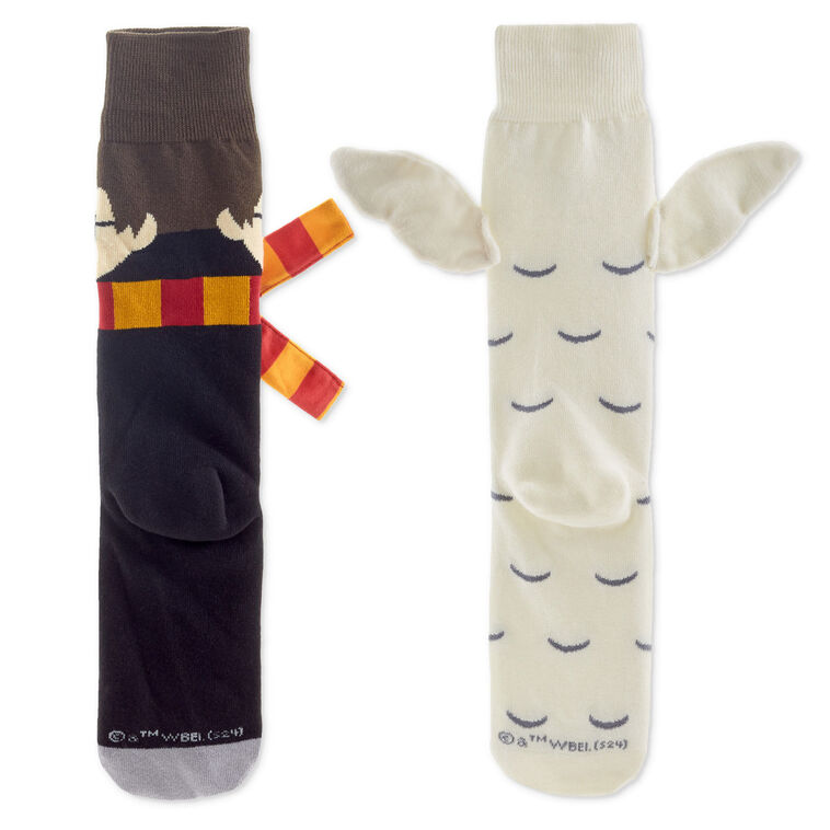 Harry Potter™ and Hedwig™ Novelty Crew Socks, , large image number 2