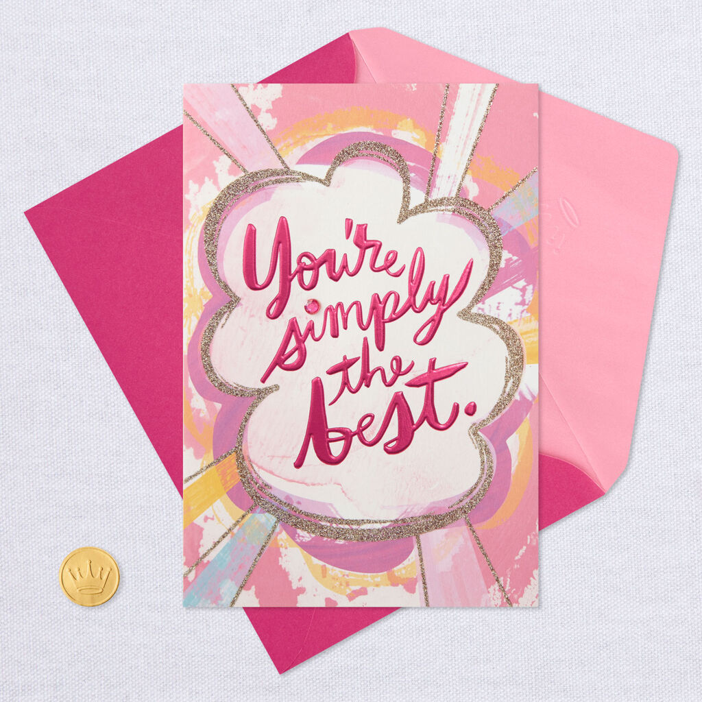 Simply The Best Birthday Card For Friend Greeting Cards Hallmark