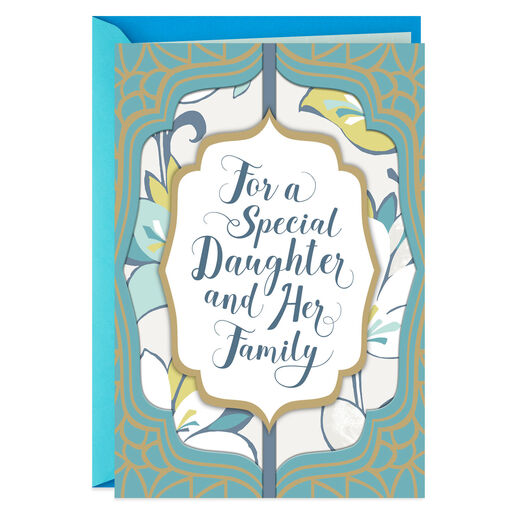 Joyful Blessings Passover Card for Daughter and Family, 