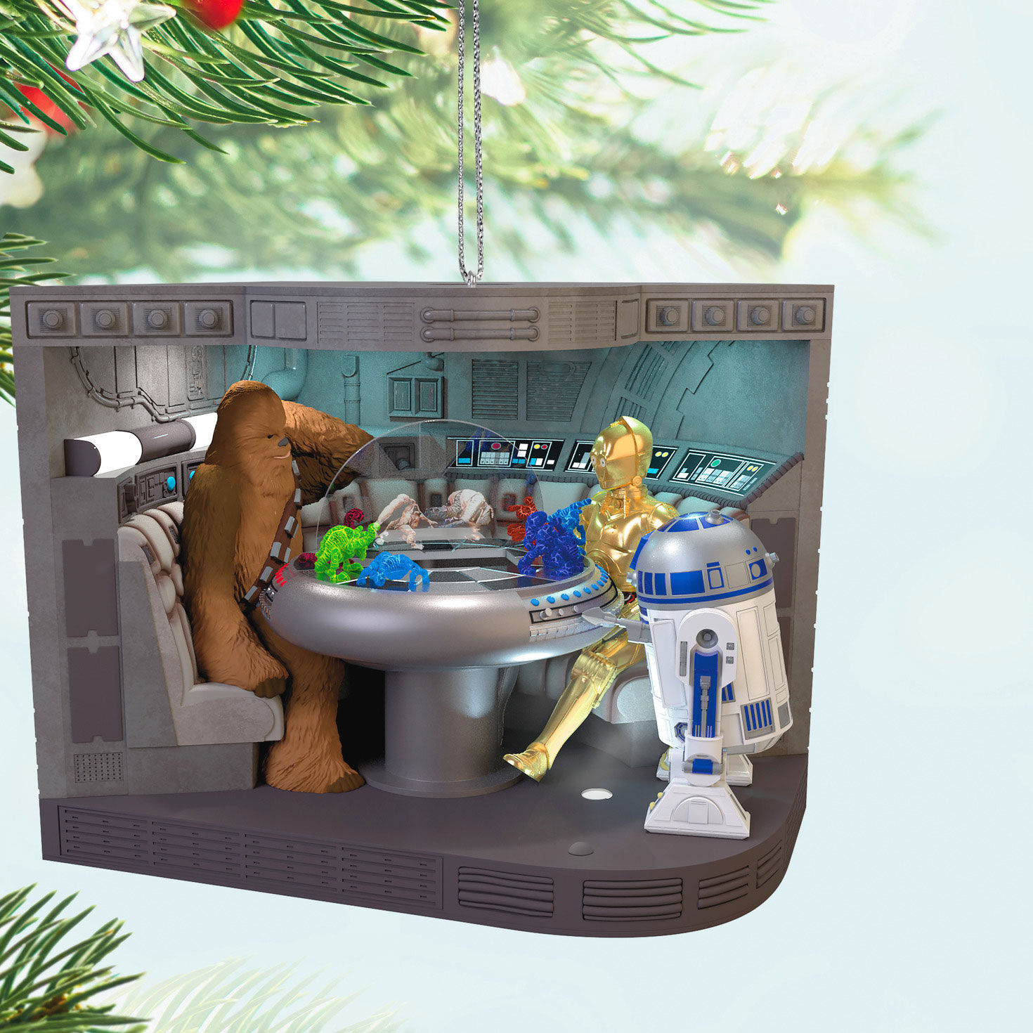 Star Wars: A New Hope™ "Let the Wookiee™ Win" Ornament With Video, Light and Sound for only USD 99.99 | Hallmark