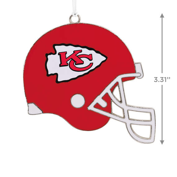NFL Kansas City Chiefs Football Helmet Metal Hallmark Ornament, , large image number 3