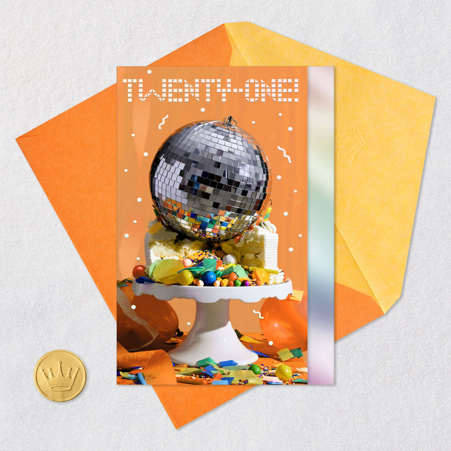 Go All Out 21st Birthday Card, , large image number 5