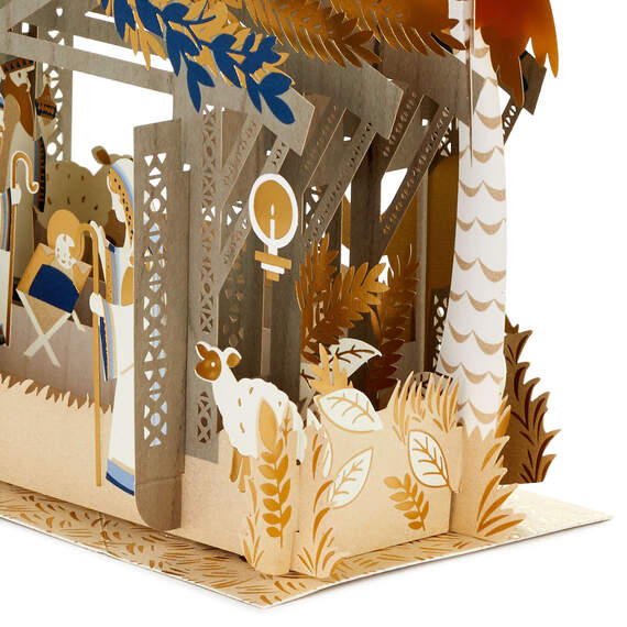 Jumbo Nativity Scene 3D Pop-Up Christmas Card, , large image number 5