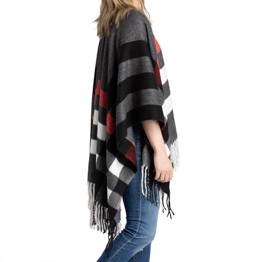 Jack & Missy Gray Plaid Women's Chelsea Wrap, 