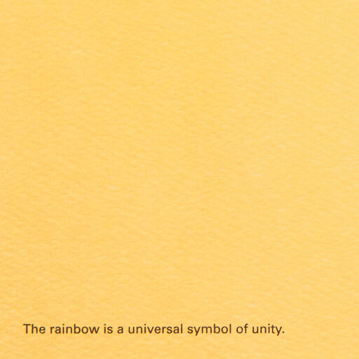 UNICEF Rainbow Flower Blank Card, 