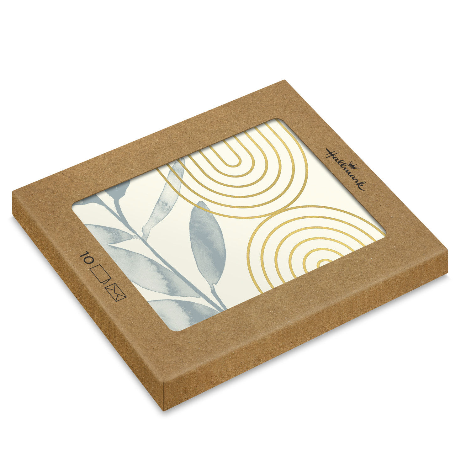 Arches and Eucalyptus Blank Notes, Pack of 10