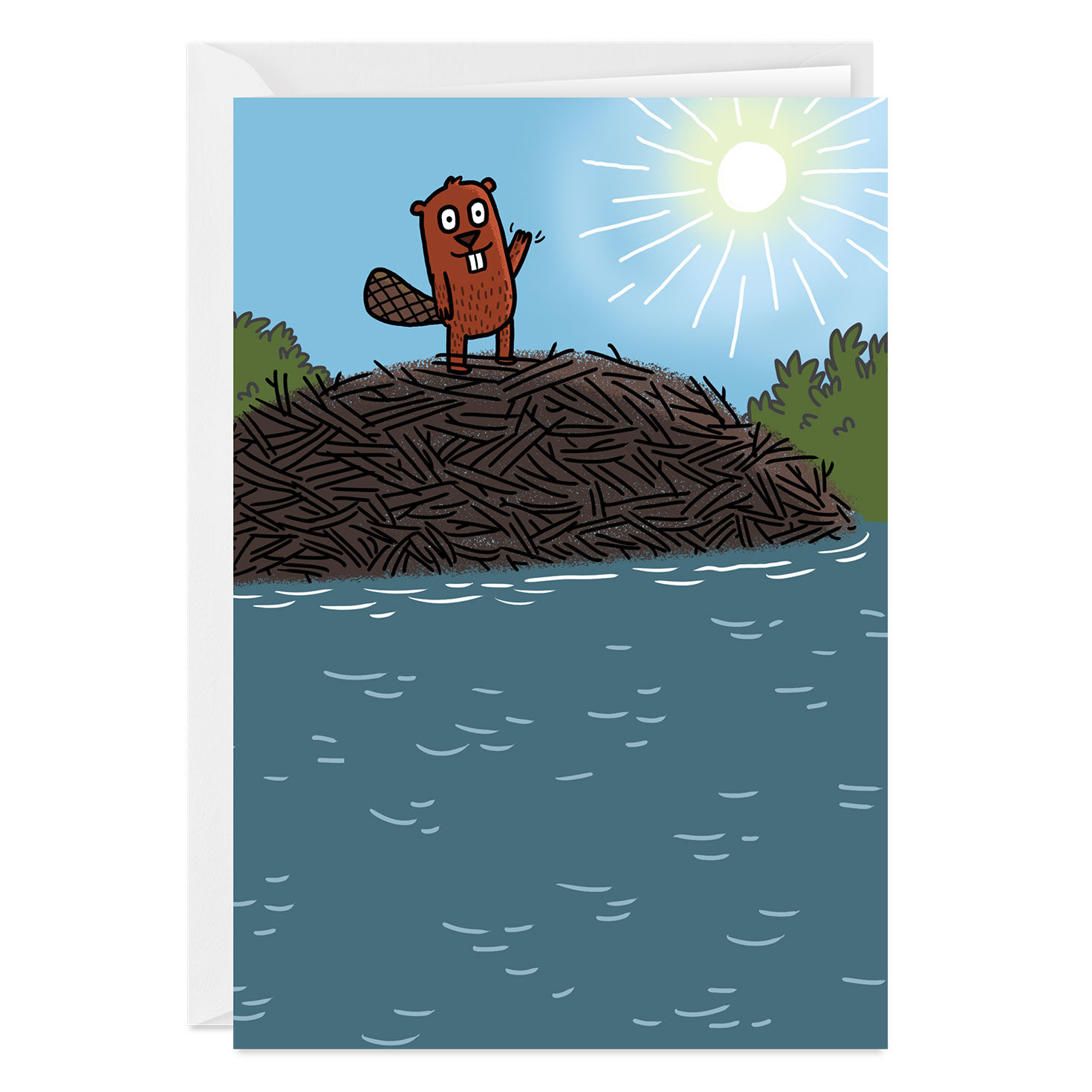 Best Dam Card Funny Custom Father's Day Card