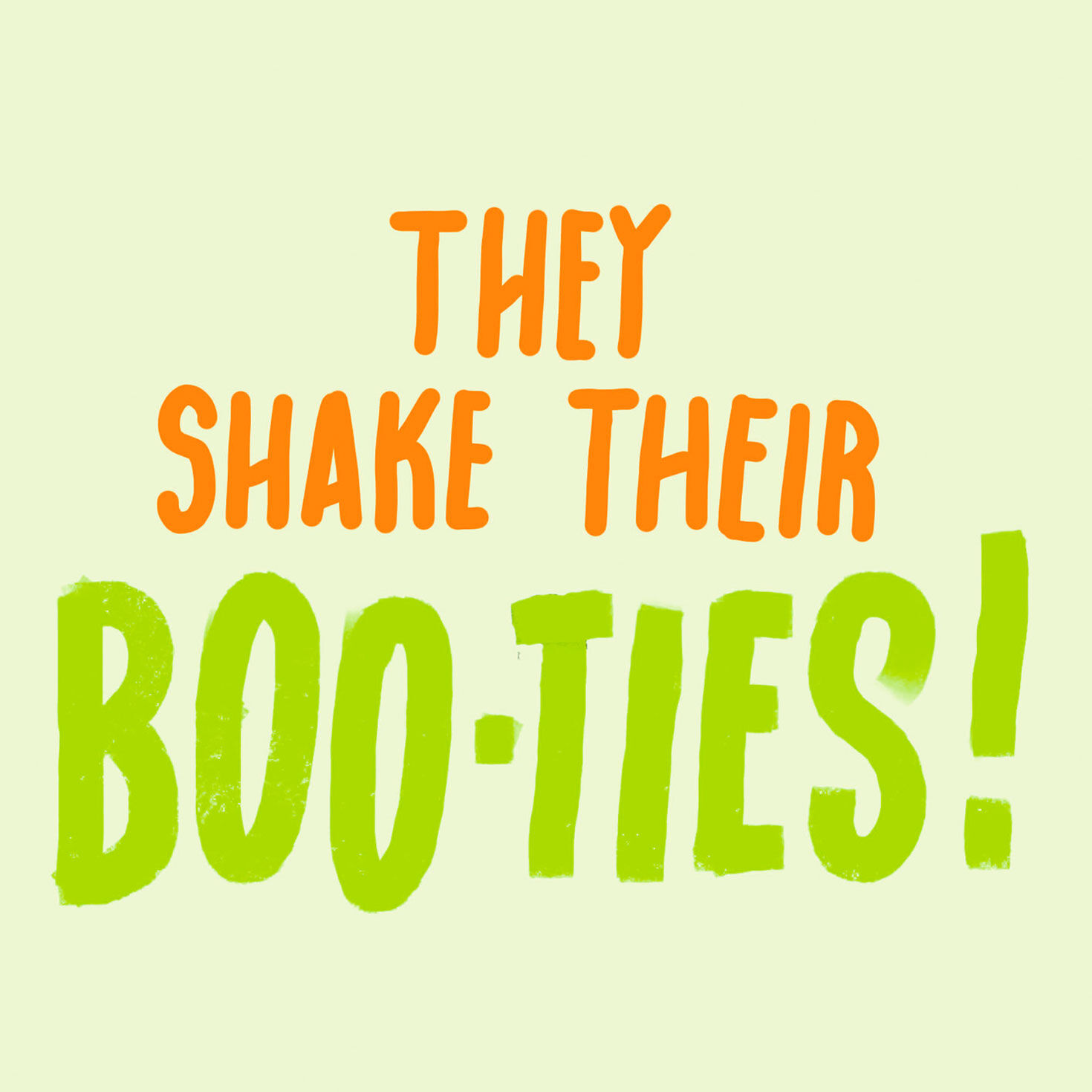 Green Ghost Halloween Card for Kids Sentiment image number 2