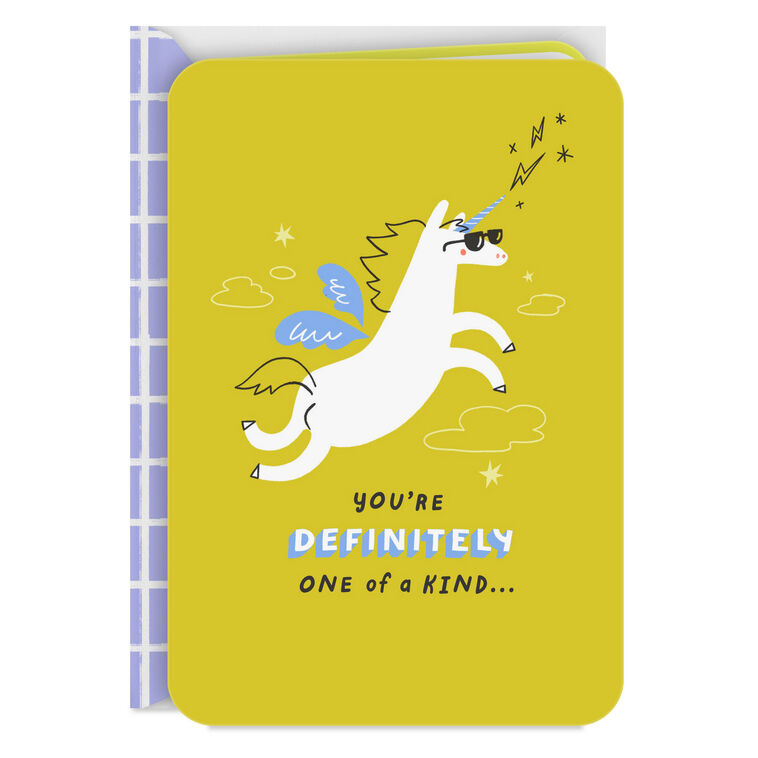 You're One-of-a-Kind Wonderful Card for Kids