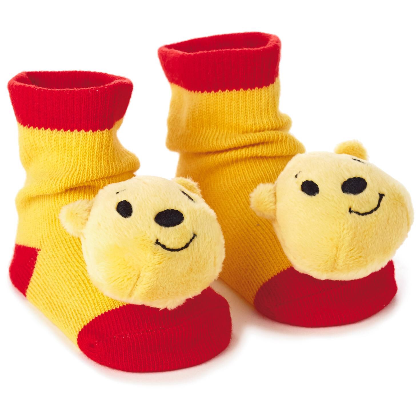 Winnie The Pooh Itty Bittys Baby Rattle Socks Baby Clothes Hallmark