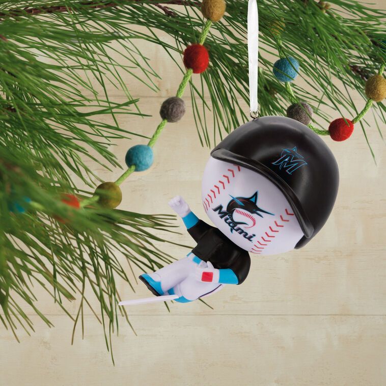 MLB Miami Marlins™ Bobblehead Ornament, , large image number 2