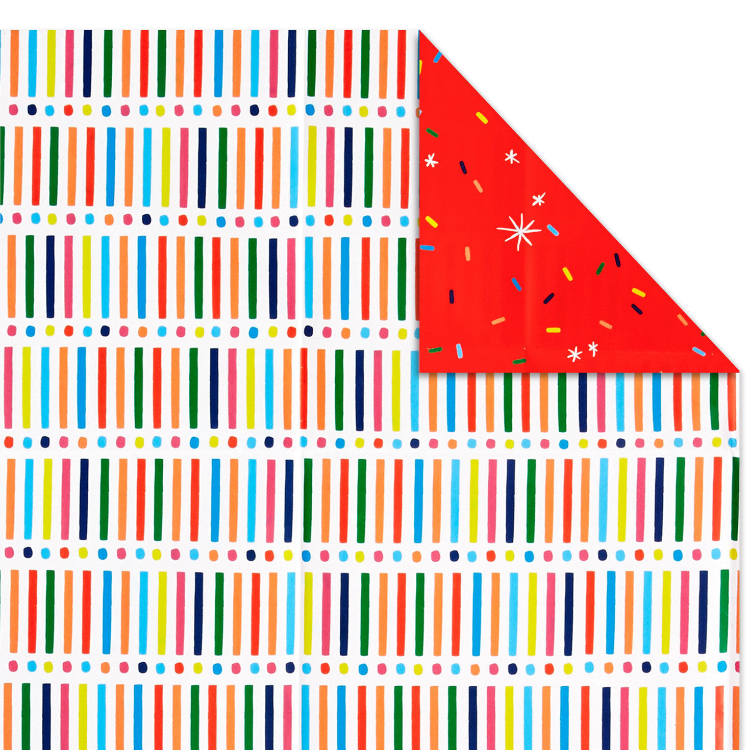 Birthdays and Beyond Reversible Flat Wrapping Paper Assortment With