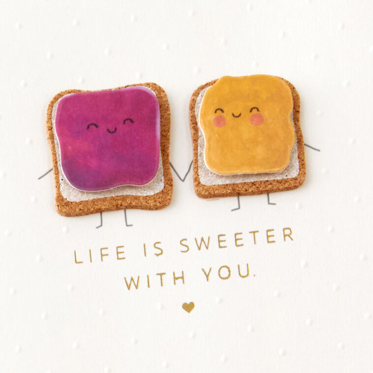 Life Is Sweeter With You Romantic Anniversary Card - Greeting Cards ...