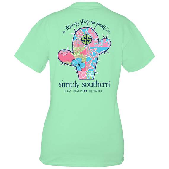 Simply Southern Women's Stay on Point T-Shirt, , large image number 1