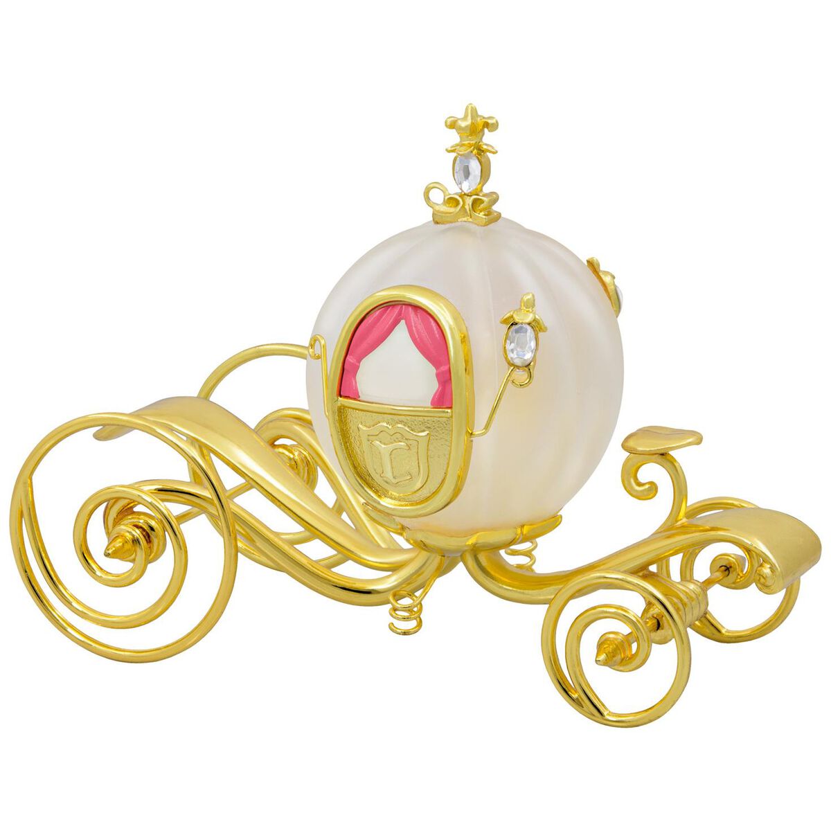 Disney Cinderella's Carriage Glass and Metal Ornament Keepsake Ornaments Hallmark