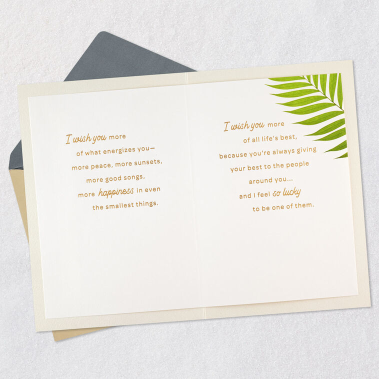 I Wish You More of What Energizes You Birthday Card, , large image number 4
