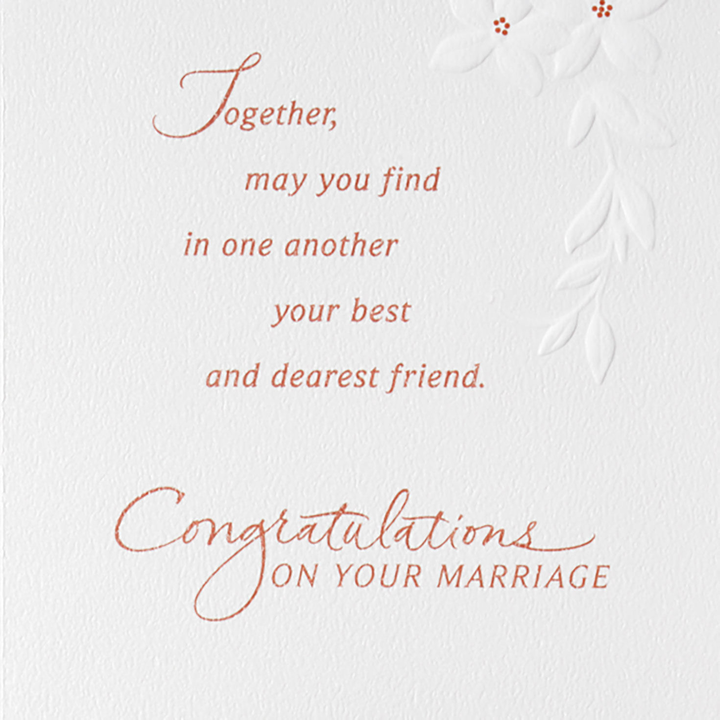 Live, Laugh, Love Wedding Card, , large image number 2