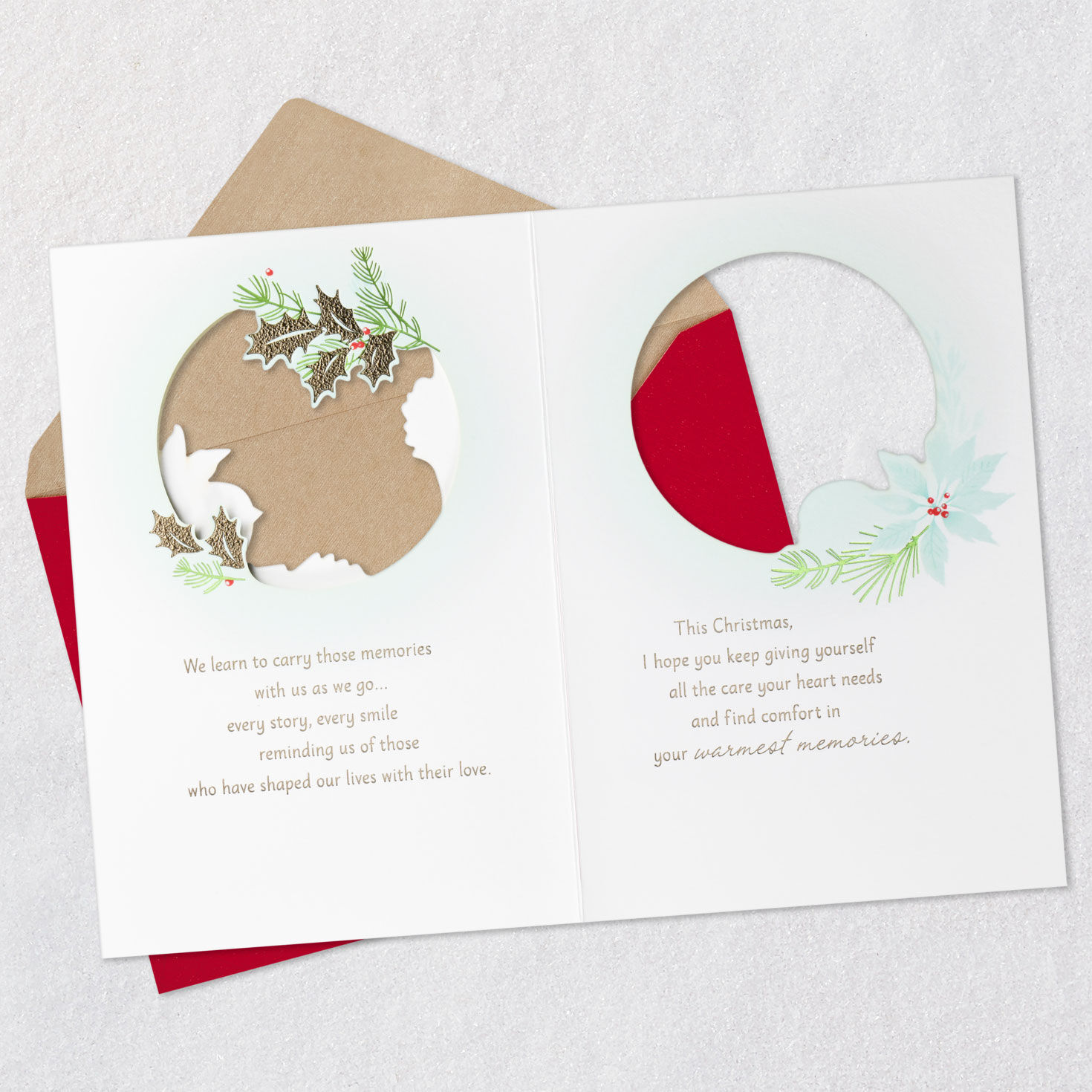 Comfort in Your Warmest Memories Christmas Sympathy Card for only USD 6.99 | Hallmark